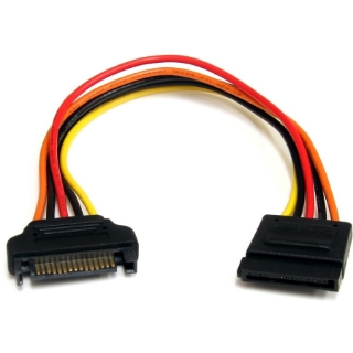 Picture of StarTech.com 8in 15 pin SATA Power Extension Cable