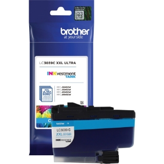 Picture of Brother Genuine LC3039C Ultra High-yield Cyan INKvestment Tank Ink Cartridge