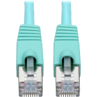 Picture of Tripp Lite Cat6a Snagless Shielded STP Patch Cable 10G, PoE, Aqua M/M 30ft