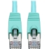 Picture of Tripp Lite Cat6a Snagless Shielded STP Patch Cable 10G, PoE, Aqua M/M 30ft