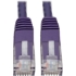 Picture of Tripp Lite Cat6 Cat5e Gigabit Molded Patch Cable RJ45 M/M 550MHz Purple 10ft