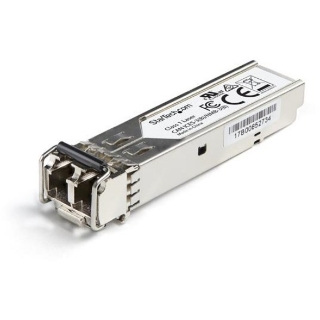 Picture of StarTech.com Juniper CTP-SFP-1GE-SX Compatible SFP Module - 1000BASE-SX - 1GE SFP 1GbE Multimode Fiber MMF Optic Transceiver - 550m DDM