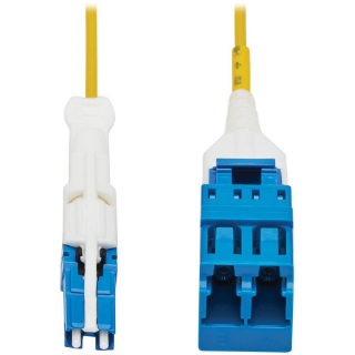 Picture of Tripp Lite Duplex SMF Fiber Optic Cable Adapter 9/125 LSZH M/F CS-UPC LC-UPC