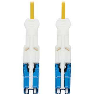 Picture of Tripp Lite Duplex Singemode 400Gb Fiber Optic Cable 9/125 OS2 LSZH Yellow 5M
