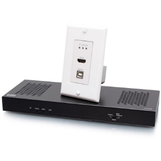 Picture of C2G 4K HDMI HDBaseT + USB-B and RS232 Wall Plate Transmitter to Receiver