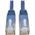 Picture of Tripp Lite Cat6 Cat5e Gigabit Molded Patch Cable RJ45 M/M 550MHz Blue 75ft 75'