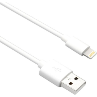 Picture of Axiom Lightning to USB-A M/M Adapter Cable - White 3ft