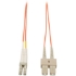 Picture of Tripp Lite 10M Duplex Multimode 62.5/125 Fiber Optic Patch Cable LC/SC 33' 33ft 10 Meter