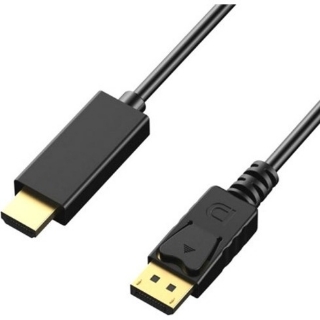 Picture of Axiom DisplayPort Male to HDMI Male Adapter Cable 10ft