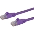 Picture of StarTech.com 9ft CAT6 Ethernet Cable - Purple Snagless Gigabit - 100W PoE UTP 650MHz Category 6 Patch Cord UL Certified Wiring/TIA