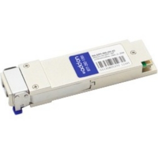 Picture of AddOn Cisco Meraki MA-QSFP-40G-LR4 Compatible TAA Compliant 40GBase-LR4 QSFP+ Transceiver (SMF, 1270nm to 1330nm, 10km, LC, DOM)