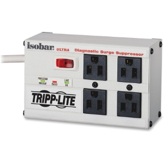 Picture of Tripp Lite Isobar Surge Protector Metal 4 Outlet 6' Cord 3330 Joules