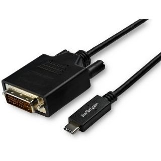 Picture of StarTech.com 10ft (3m) USB C to DVI Cable - 1080p USB Type-C to DVI-Digital Video Display Adapter Monitor Cable - Works w/ Thunderbolt 3