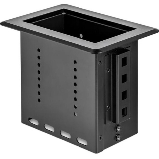 Picture of StarTech.com Single-Module Conference Table Connectivity Box - For Adding Power / Charging / AV / Laptop Docking Module