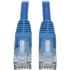 Picture of Tripp Lite 12ft Cat6 Gigabit Snagless Molded Patch Cable RJ45 M/M Blue 12'