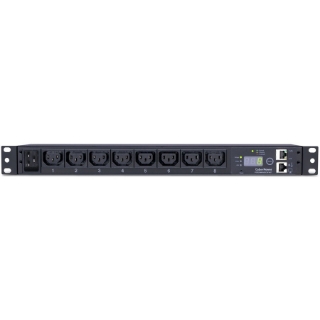 Picture of CyberPower PDU20MHVIEC8FNET 200 - 240 VAC 20A Monitored PDU