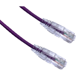 Picture of Axiom 9FT CAT6A BENDnFLEX Ultra-Thin Snagless Patch Cable 650mhz (Purple)