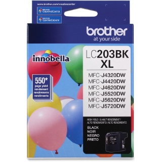 Picture of Brother Genuine Innobella LC203BK High Yield Black Ink Cartridge