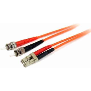 Picture of StarTech.com 5m Fiber Optic Cable - Multimode Duplex 62.5/125 - LSZH - LC/ST - OM1 - LC to ST Fiber Patch Cable