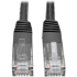 Picture of Tripp Lite Cat6 Gigabit Molded Patch Cable (RJ45 M/M), Black, 7 ft