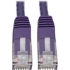 Picture of Tripp Lite Cat6 Cat5e Gigabit Molded Patch Cable RJ45 MM 550MHz Purple 20ft
