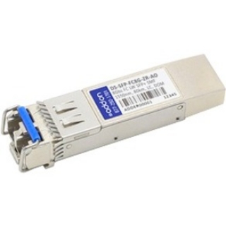 Picture of AddOn Cisco Compatible TAA compliant 8Gbs Fibre Channel LW SFP+ Transceiver (SMF; 1550nm; 80km; LC; DOM)