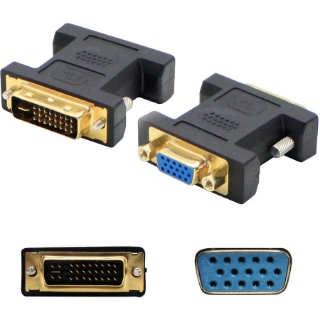 Picture of 5PK DVI-I (29 pin) Male to VGA Female Black Adapters For Resolution Up to 1920x1200 (WUXGA)