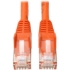Picture of Tripp Lite 7ft Cat6 Gigabit Snagless Molded Patch Cable RJ45 M/M Orange 7'