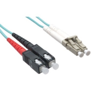 Picture of Axiom LC/SC Multimode Duplex OM4 50/125 Fiber Optic Cable 9m