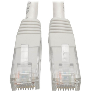 Picture of Tripp Lite 7ft Cat6 Gigabit Molded Patch Cable RJ45 M/M 550MHz 24 AWG White