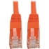 Picture of Tripp Lite Cat6 Cat5e Gigabit Molded Patch Cable RJ45 M/M 550MHz Orange 50ft 50'