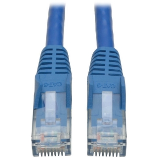 Picture of Tripp Lite 10ft Cat6 Gigabit Snagless Molded Patch Cable RJ45 M/M Blue 10'