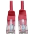 Picture of Tripp Lite 7ft Cat5e / Cat5 350MHz Molded Patch Cable RJ45 M/M Red 7'
