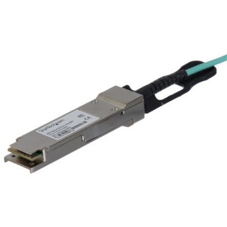 Picture of StarTech.com MSA Uncoded 10m 40G QSFP+ to SFP AOC Cable - 40 GbE QSFP+ Active Optical Fiber - 40 Gbps QSFP Plus Cable 32.8'