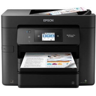 Picture of Epson WorkForce Pro EC-4030 Wireless Inkjet Multifunction Printer-Color-Copier/Fax/Scanner-4800x1200 Print-Automatic Duplex Print-30000 Pages Monthly-500 sheets Input-Color Scanner-1200 Optical Scan-Color Fax- Ethernet-Wireless LAN-Apple AirPrint