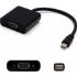 Picture of 5PK Mini-DisplayPort 1.1 Male to VGA Female Black Adapters Which Supports Intel Thunderbolt For Resolution Up to 1920x1200 (WUXGA)