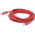 Picture of AddOn 148ft RJ-45 (Male) to RJ-45 (Male) Red Cat5e UTP PVC Copper Patch Cable