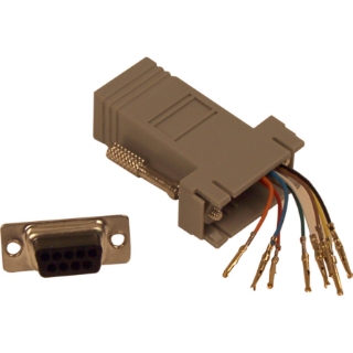 Picture of Belkin DB9F to RJ45F Modular Adapter