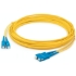 Picture of AddOn 47m SC (Male) to SC (Male) Straight Yellow OS2 Duplex Plenum Fiber Patch Cable