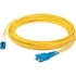 Picture of AddOn 43m LC (Male) to SC (Male) Straight Yellow OS2 Duplex Plenum Fiber Patch Cable