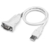 Picture of TRENDnet USB to Serial 9-Pin Converter Cable, Connect a RS-232 Serial Device to a USB 2.0 Port, Supports Windows & Mac, USB 1.1, USB 2.0, USB 3.0, 21 Inch Cable Length, Plug & Play, White, TU-S9