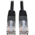 Picture of Tripp Lite 50ft Cat5e / Cat5 350MHz Molded Patch Cable RJ45 M/M Black 50'
