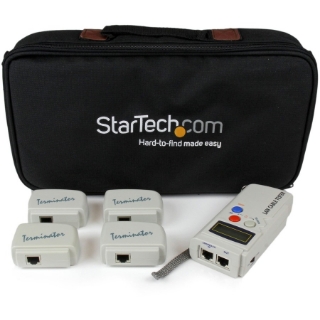 Picture of StarTech.com StarTech.com Professional RJ45 Network Cable Tester with 4 Remote Loopback Plugs - LAN Cable Tester Professional - Network testing device - Token Ring