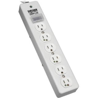 Picture of Tripp Lite Surge Protector Power Strip Medical Hospital Metal 6 Outlet 15' Cord