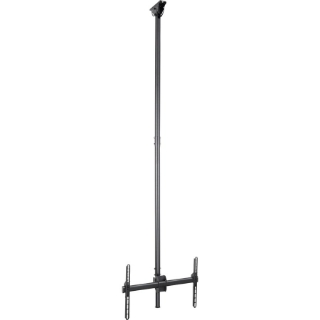 Picture of StarTech.com Ceiling TV Mount - 8.2' to 9.8' Long Pole - 32 to 75" TVs with a weight capacity of up to 110 lb. (50 kg) - Telescopic pole can extend from 8.2 to 9.8' (2.5 to 3 m) - Ceiling mount swivels +60 /-60 degrees to adjust to your ceiling - Swivel the display +180 /-180 degrees around the pole - Tilts