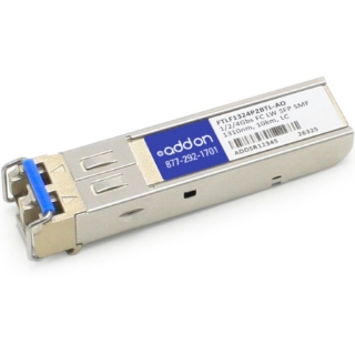 Picture of AddOn Finisar FTLF1324P2BTL Compatible TAA Compliant 4GBase-LW Fibre Channel SFP Transceiver (SMF, 1310nm, 10km, LC)
