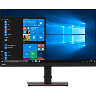Picture of Lenovo ThinkVision T27h-20 27" WQHD WLED LCD Monitor - 16:9 - Raven Black