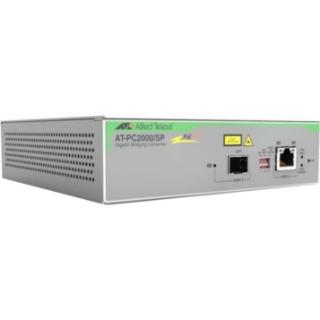 Picture of Allied Telesis PoE+ to SFP Switching Media Converter