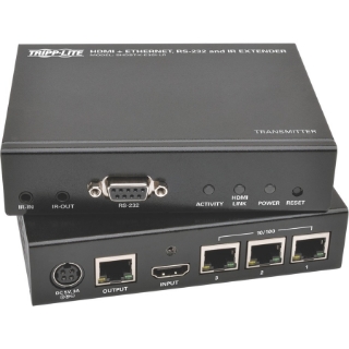 Picture of Tripp Lite HDBaseT HDMI Over Cat5e Cat6 Cat6a Extender Kit w/ Ethernet, Serial and IR Control 100m 328ft
