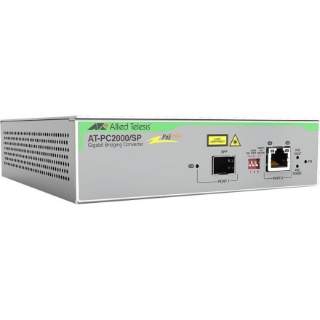 Picture of Allied Telesis PoE+ to SFP Switching Media Converter